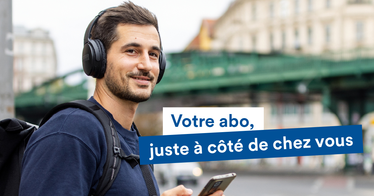 Point de vente mobile: Votre abo juste à côté de chez vous